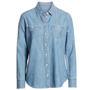 NWT 1901 Classic Chambray Shirt